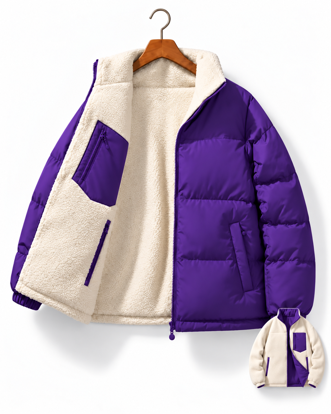 Fleece Reversible Jacket
