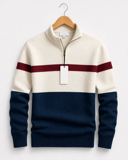 Half-Zip Knit Sweater