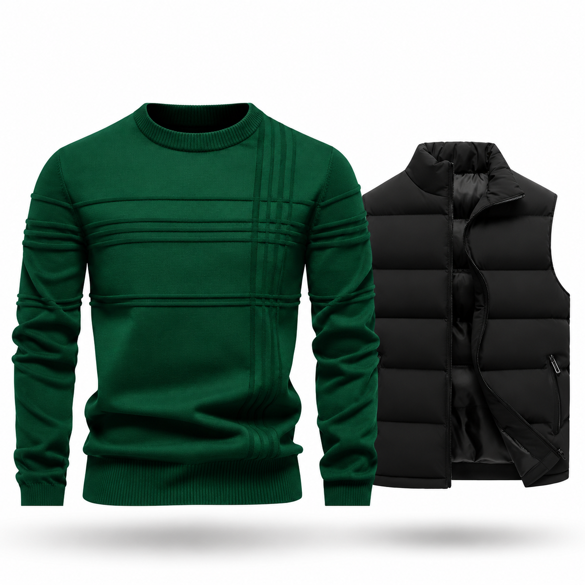 Premium Sweater + Vest Free