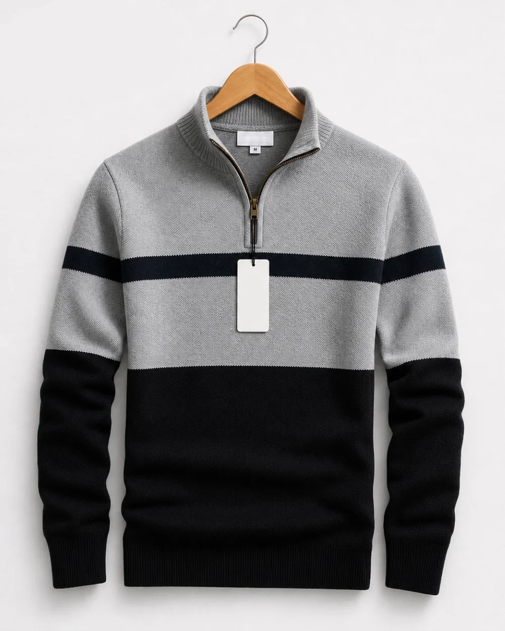 Half-Zip Knit Sweater