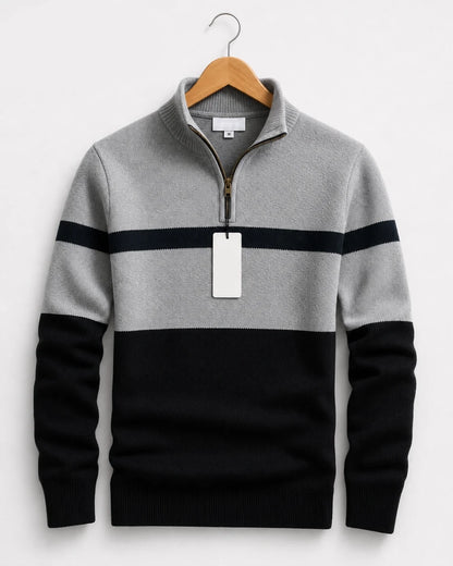 Half-Zip Knit Sweater