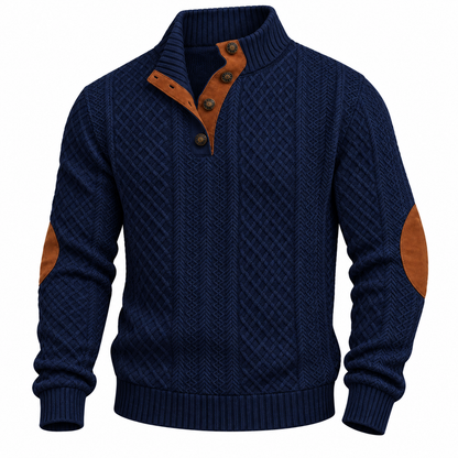 Button-Neck Sweater