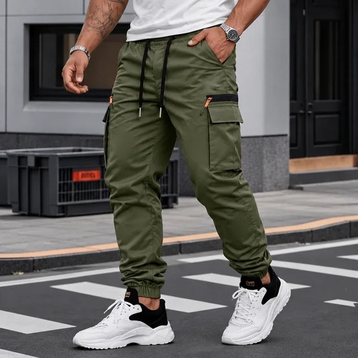 Multi-Pocket Cargo Joggers
