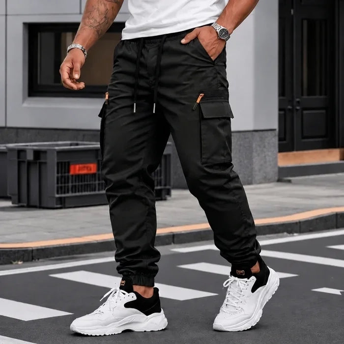 Multi-Pocket Cargo Joggers