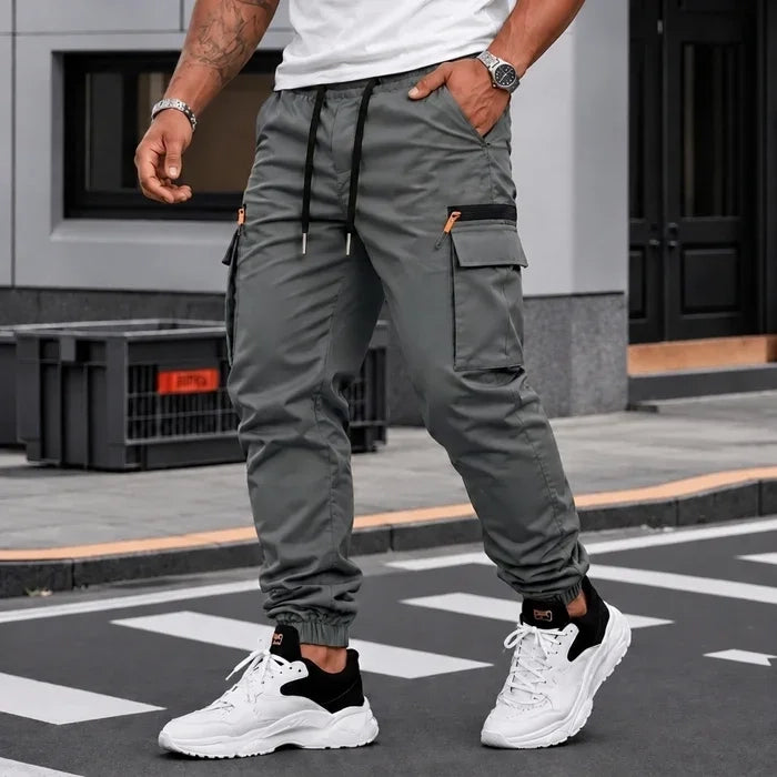 Multi-Pocket Cargo Joggers
