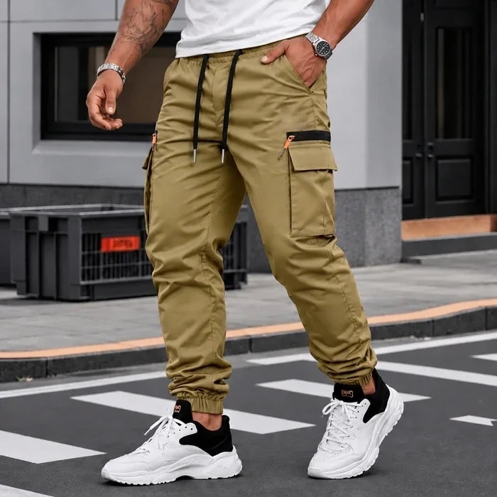 Multi-Pocket Cargo Joggers